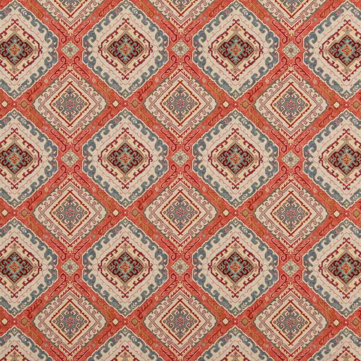 Rozel Spice by Baker Lifestyle Designer Fabric CARNIVAL COTTON - 90%;LINEN - 10% United Kingdom HEAVY Horizontal: 13.593 and Vertical: 13.396 54.372 - Swanky Fabrics -