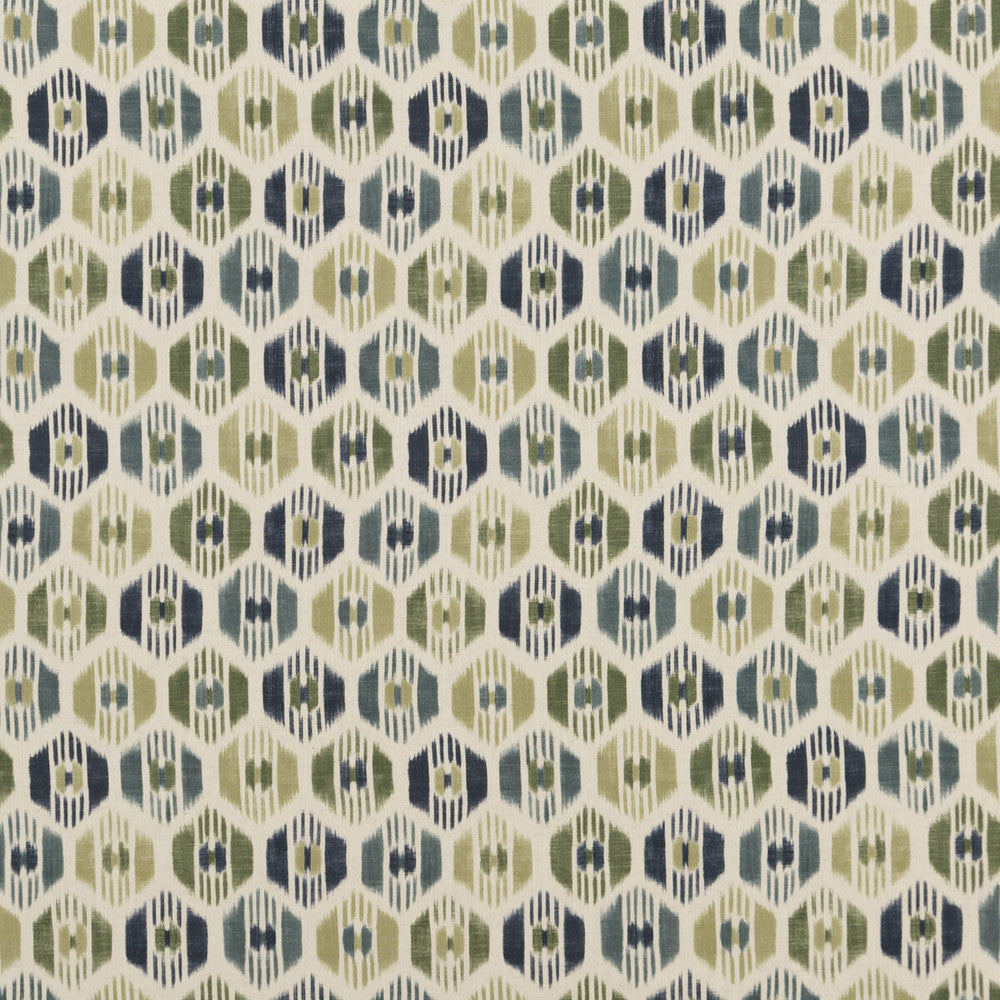 Caribana Peacock by Baker Lifestyle Fabric Baker Lifestyle Fabric Caribana PeacockFabric CARNIVAL COTTON - 90%;LINEN - 10% United Kingdom </p><p>Repeat: H: 13.396, V: 11.82 53.584 - Fabric Carolina -