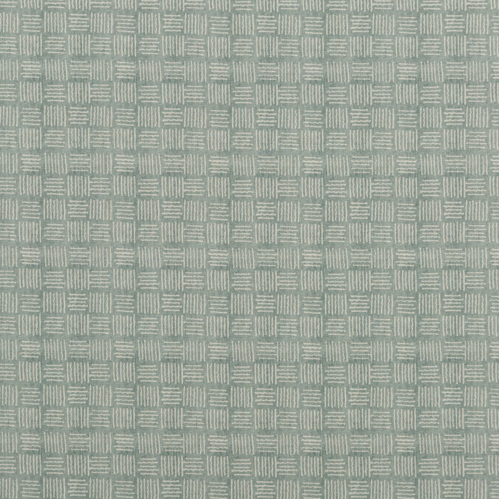 Salsa Square Aqua by Baker Lifestyle Designer Fabric CARNIVAL COTTON - 90%;LINEN - 10% United Kingdom HEAVY Horizontal: 5.91 and Vertical: 5.91 53.978 - Swanky Fabrics -