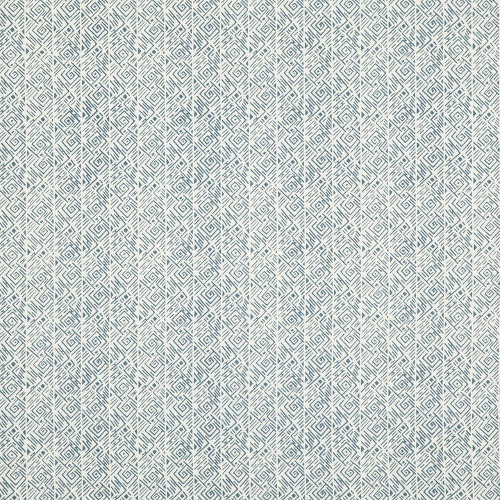 Laberinto Indigo by Baker Lifestyle Designer Fabric FIESTA LINEN - 100% India HEAVY Horizontal: 5.7524 and Vertical: 3.546 51.22 - Swanky Fabrics -