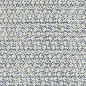 Baker Lifestyle Fabric Flower Press Indigo