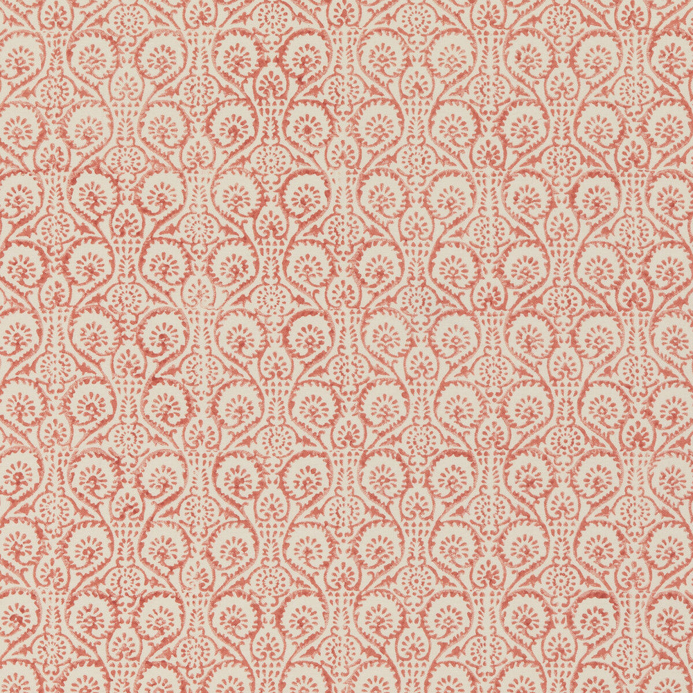 Pollen Trail Rustic Red by Baker Lifestyle Designer Fabric BLOCK PARTY LINEN - 56%;COTTON - 44% India - Horizontal: 5.91 and Vertical: 5.516 53.978 - Swanky Fabrics -