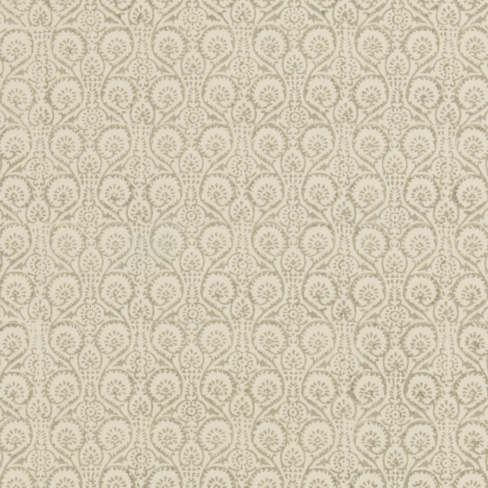 Pollen Trail Stone by Baker Lifestyle Designer Fabric BLOCK PARTY LINEN - 56%;COTTON - 44% India - Horizontal: 5.91 and Vertical: 5.516 53.978 - Swanky Fabrics -