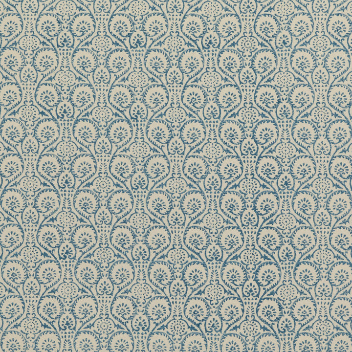 Pollen Trail Soft Blue by Baker Lifestyle Designer Fabric BLOCK PARTY LINEN - 56%;COTTON - 44% India - Horizontal: 5.91 and Vertical: 5.516 53.978 - Swanky Fabrics -