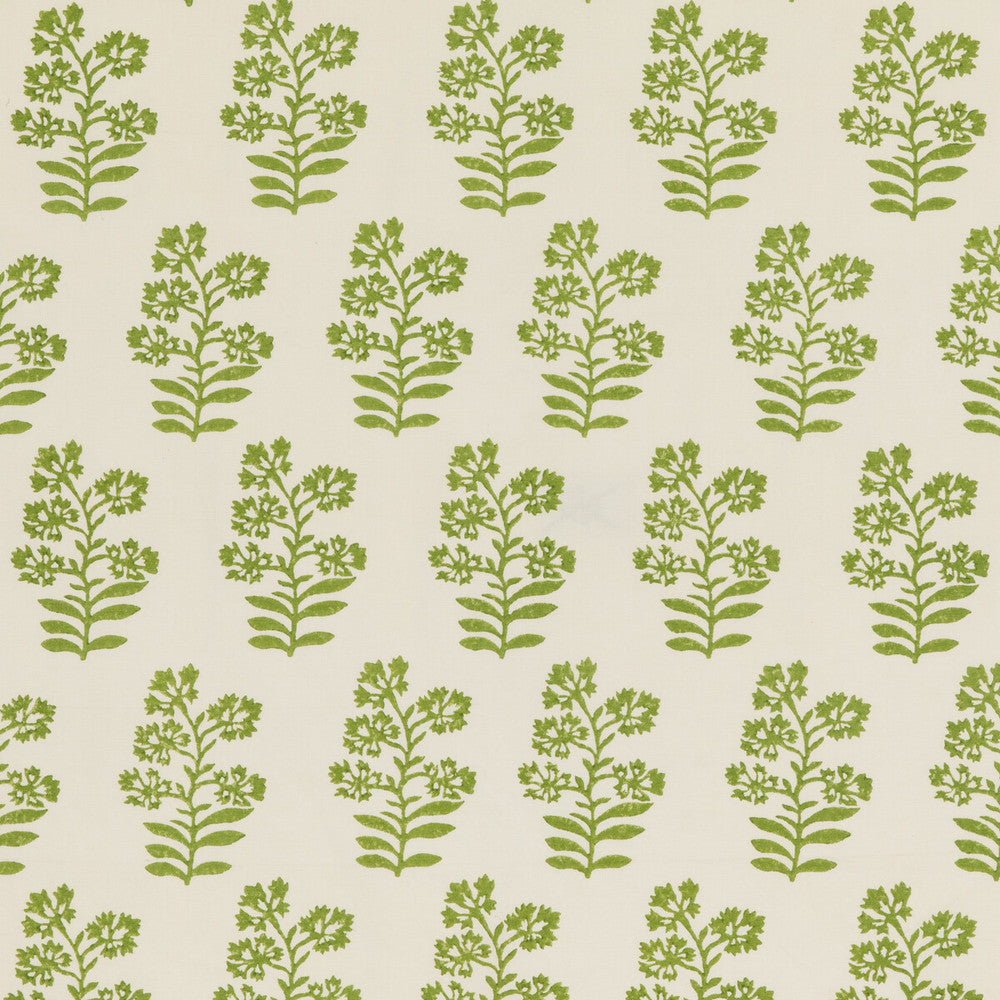 Wild Flower Green by Baker Lifestyle Designer Fabric BLOCK PARTY LINEN - 56%;COTTON - 44% India Horizontal: 5.91 and Vertical: 13.396 53.978 - Swanky Fabrics -