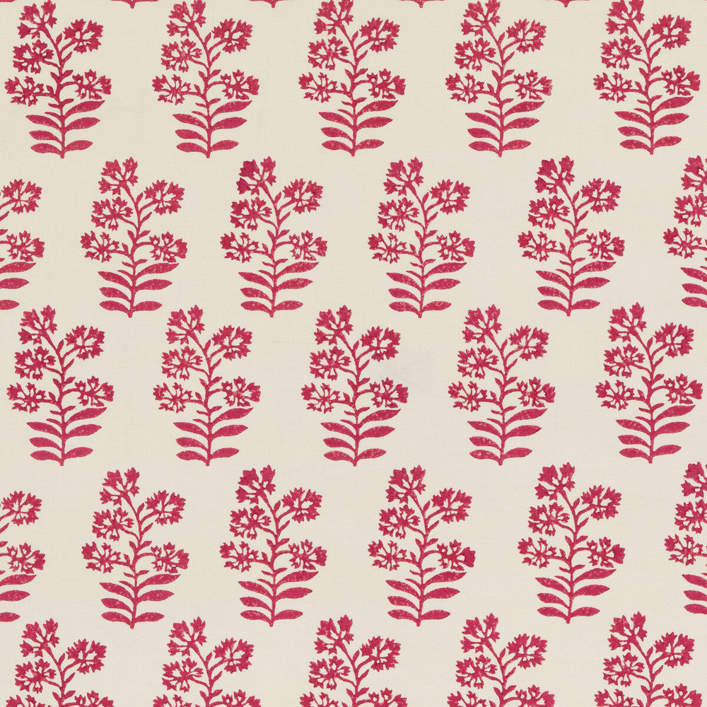 Wild Flower Fuchsia by Baker Lifestyle Designer Fabric BLOCK PARTY LINEN - 56%;COTTON - 44% India Horizontal: 5.91 and Vertical: 13.396 53.978 - Swanky Fabrics -