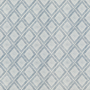 Baker Lifestyle Fabric Block Trellis Indigo