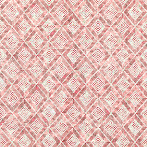 Baker Lifestyle Fabric Block Trellis Rustic Red