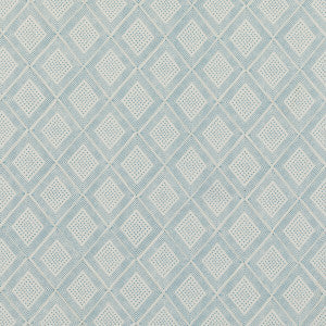 Baker Lifestyle Fabric Block Trellis Aqua