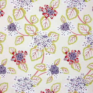 Grey Watkins Fabric Miranda/Red & Violet Pq 0003Hydr