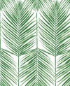 Seabrook Designs Wallpaper Paradise Palm Prepasted Greenery PR10704