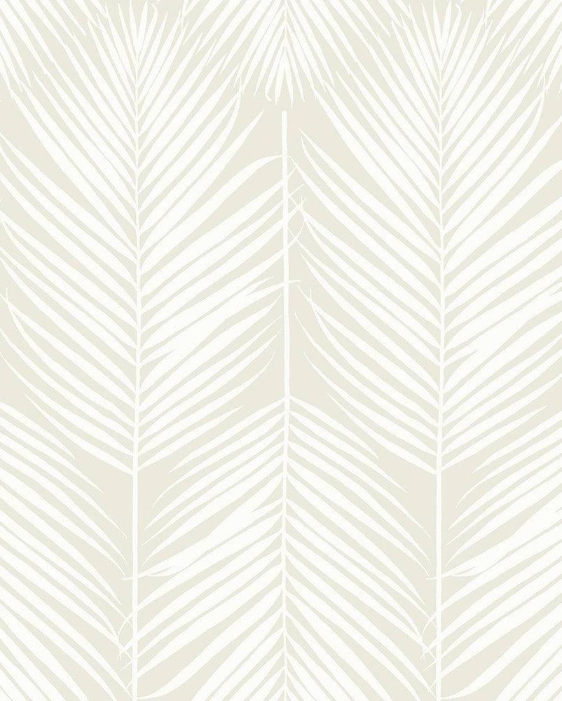 Palm Silhouette Prepasted Sea Salt PR11405 by Seabrook Designs Designer Wallpaper