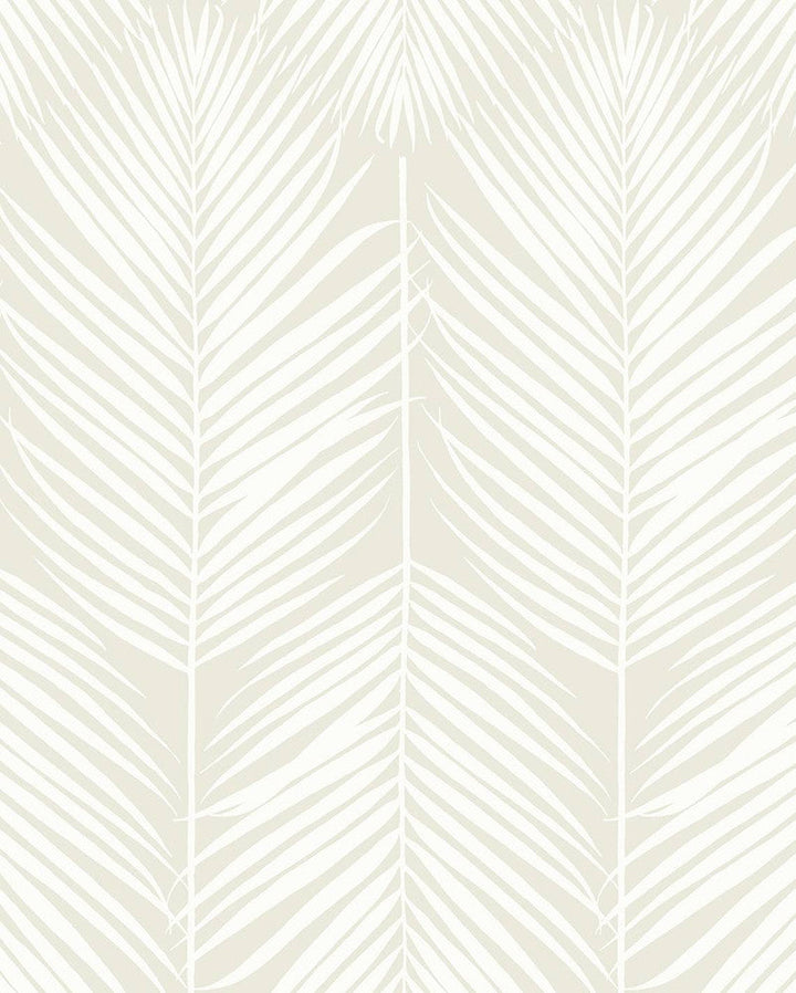 Palm Silhouette Prepasted Sea Salt PR11405 by Seabrook Designs Designer Wallpaper