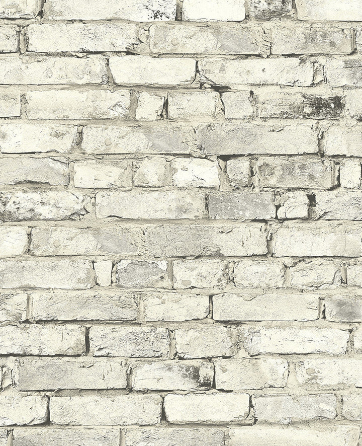 Tailor Faux Brick Prepasted Antique Plaster PR12205 by Seabrook Designs Designer Wallpaper