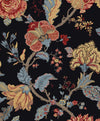 Seabrook Designs Wallpaper Lana Jacobean Ebony PR12500