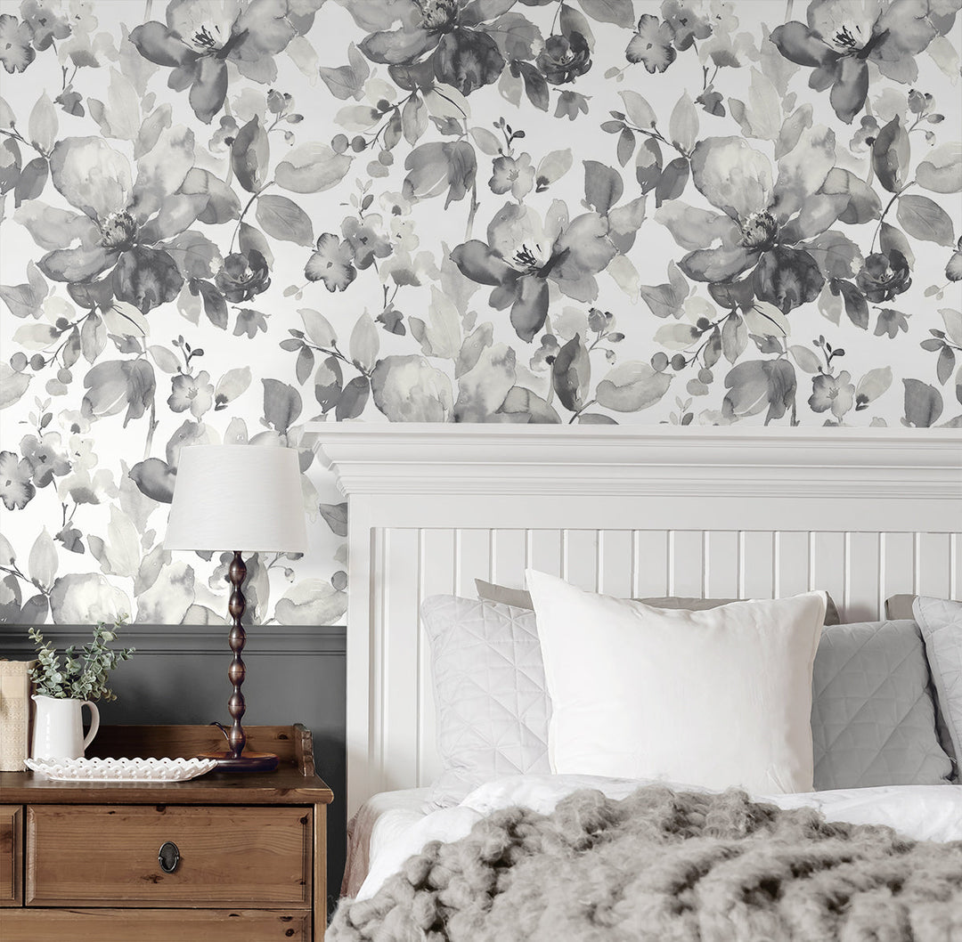 Watercolor Garden Inkwell PR12700 by Seabrook Designs Designer Wallpaper