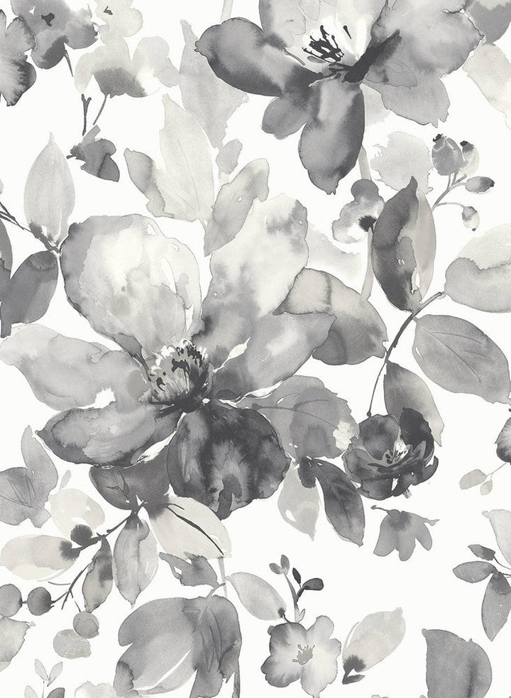 Watercolor Garden Inkwell PR12700 by Seabrook Designs Designer Wallpaper