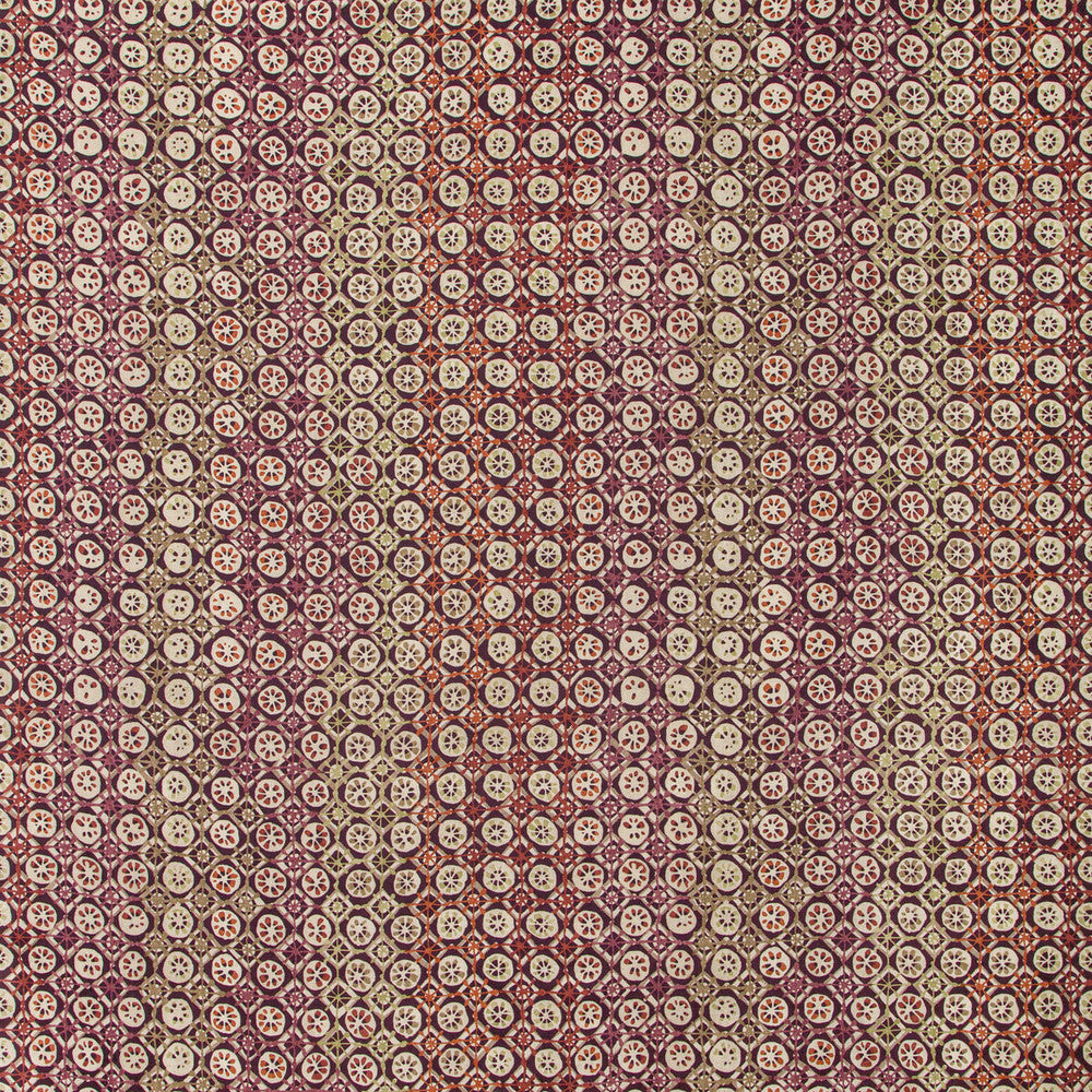 Procida Aubergine by Kravet Couture Designer Fabric MODERN COLORS-SOJOURN COLLECTION LINEN - 100% Thailand MEDIUM Horizontal: 27 and Vertical: 27 54 - Swanky Fabrics -