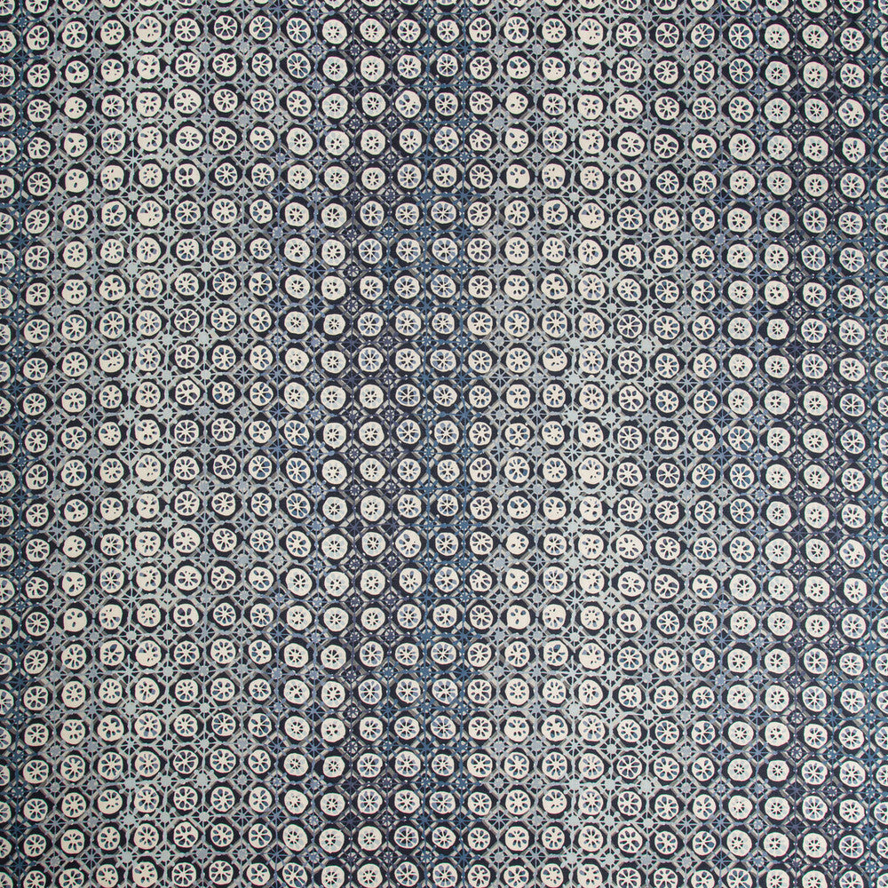 Procida Indigo by Kravet Couture Designer Fabric MODERN COLORS-SOJOURN COLLECTION LINEN - 100% Thailand MEDIUM Horizontal: 27 and Vertical: 27 54 - Swanky Fabrics -