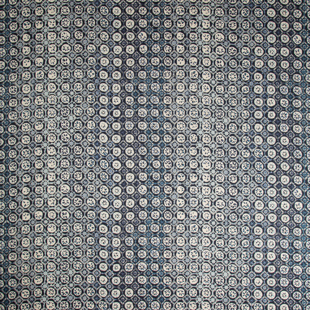 Procida Indigo by Kravet Couture Designer Fabric MODERN COLORS-SOJOURN COLLECTION LINEN - 100% Thailand MEDIUM Horizontal: 27 and Vertical: 27 54 - Swanky Fabrics -