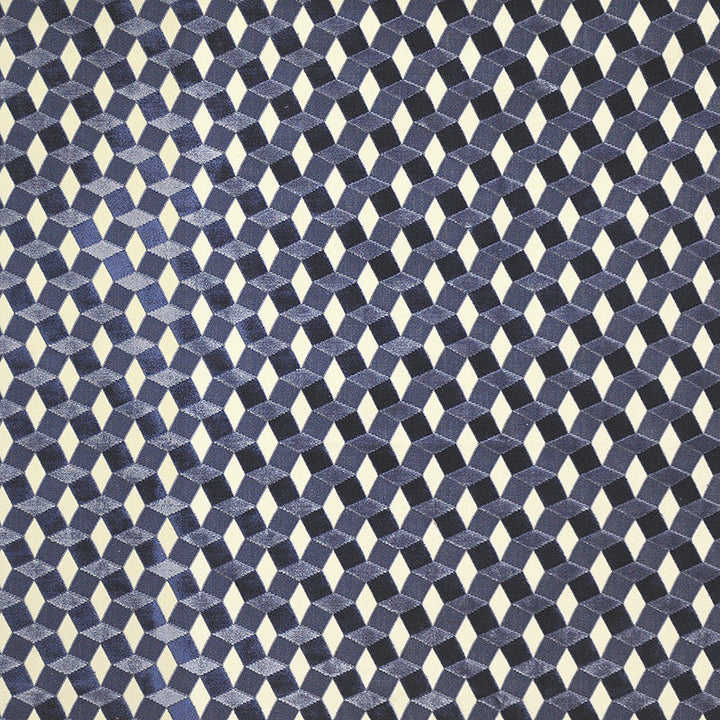 Perspective # 751 Sapphire by Maxwell Designer Fabric Telafina Season Xi 55% SPUN VISCOSE 45% COTTON INDIA V&H-2.7" 55" - Swanky Fabrics -