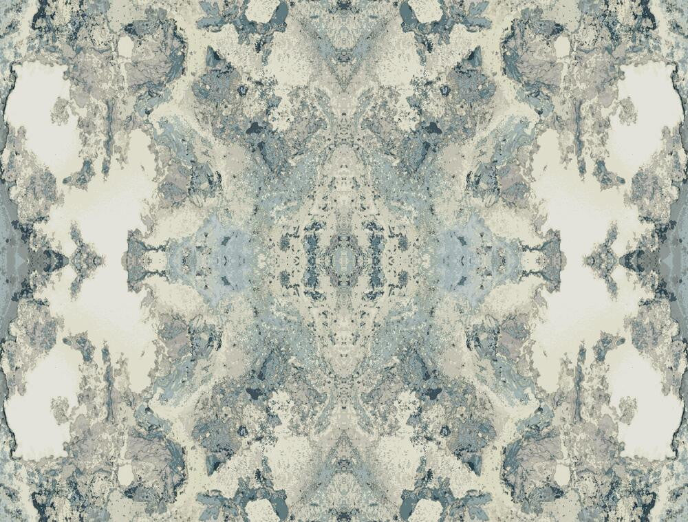 Inner Beauty Mist Peel & Stick Wallpaper by Candice Olson Designer York Premium Peel + Stick Covers about 45 square feet 27-in by 20-ft long roll Peel & Stick 20.5 - Swanky Fabrics -