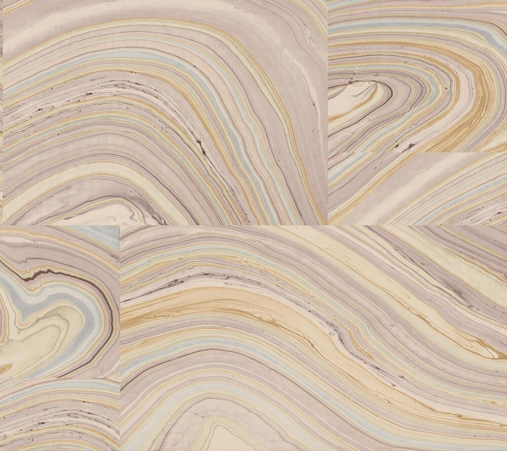 Onyx Purple Peel & Stick Wallpaper by Candice Olson Designer York Premium Peel + Stick Covers about 45 square feet 27-in by 20-ft long roll Peel & Stick 24 - Swanky Fabrics -