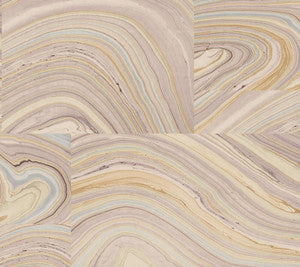 Candice Olson Wallpaper Onyx Purple Peel & Stick