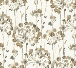 Candice Olson Wallpaper Flourish Neutral Peel & Stick