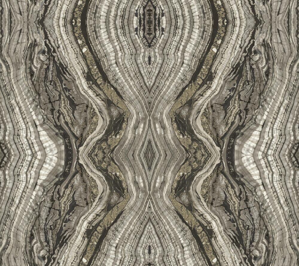 Kaleidoscope Dark Grey Peel & Stick Wallpaper by York Wallcoverings Designer York Premium Peel + Stick Covers about 45 square feet 27-in by 20-ft long roll Peel & Stick 24 - Swanky Fabrics -