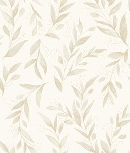 Magnolia Home Wallpaper Magnolia Home Olive Branch Beige Peel & Stick