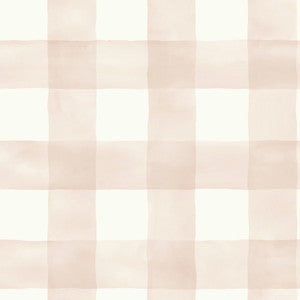 Magnolia Home Wallpaper Magnolia Home Watercolor Check Pink Peel & Stick