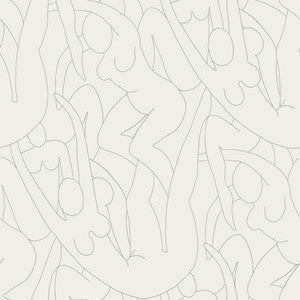 York Wallcoverings Wallpaper Head over Heels Beige Metallic Peel & Stick