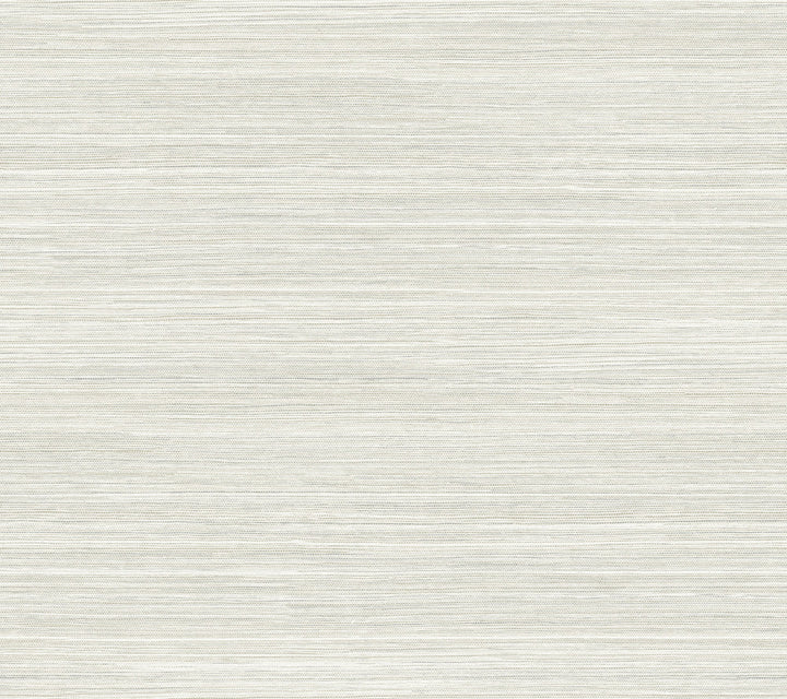 Cattail Weave White Peel & Stick Wallpaper by York Wallcoverings Designer Grasscloth, Wood & Stone Covers about 45 square feet 27-in by 20-ft long roll Peel & Stick 24 - Swanky Fabrics -