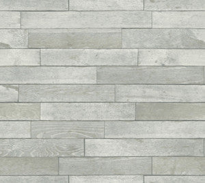York Wallcoverings Wallpaper Warehouse Planks Grey Peel & Stick