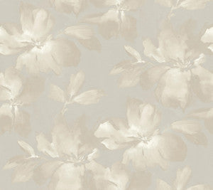 Candice Olson Wallpaper Midnight Blooms Neutral Peel & Stick