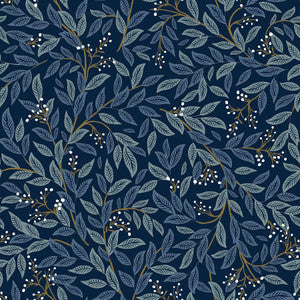 Rifle Paper Co. Wallpaper Willowberry Navy Peel & Stick