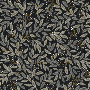 Rifle Paper Co. Wallpaper Willowberry Black Peel & Stick
