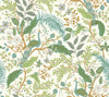 Rifle Paper Co. Wallpaper Peacock Garden Peel and Stick White