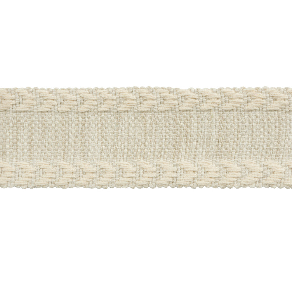 Suraj Natural by Baker Lifestyle Designer Trim ECHO II COTTON - 100% Egypt - Horizontal: - and Vertical: - 1.75 - Swanky Fabrics -