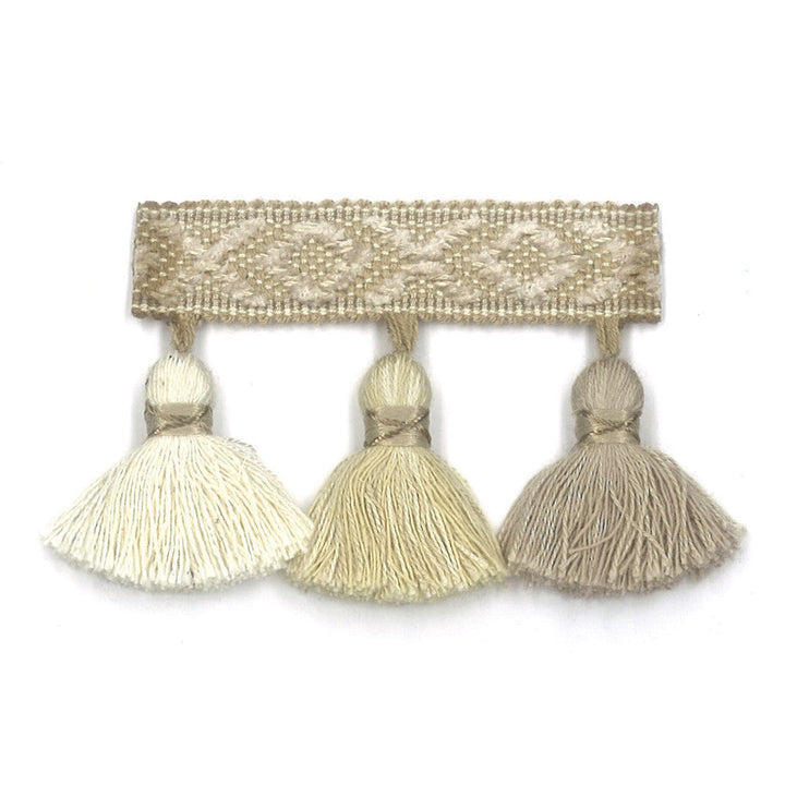 Purcell 2 Mushroom by Stout Trim Stout Trim Purcell 2 MushroomTrim TREND ALERT TRIM 52%SVI 42%COT 6%POL CHINA </p><p>Repeat: H: 3.500, V: 0.000 2.25 in - Fabric Carolina -
