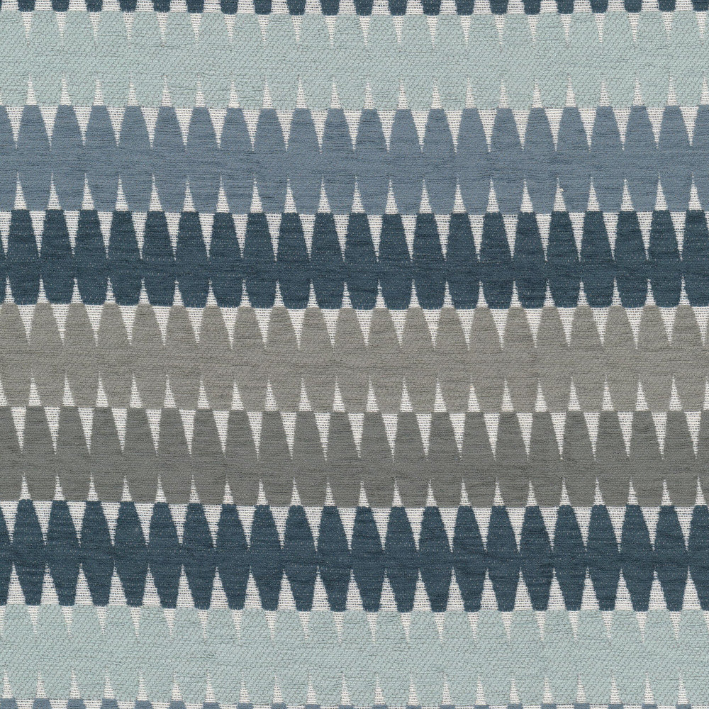 Pursuit 2 Pacific by Stout Designer Fabric RAINBOW LIBRARY HAZE/SKY 88%POL 12%COT INDIA Horizontal: 0.500 and Vertical: 10.000 54 in - Swanky Fabrics -