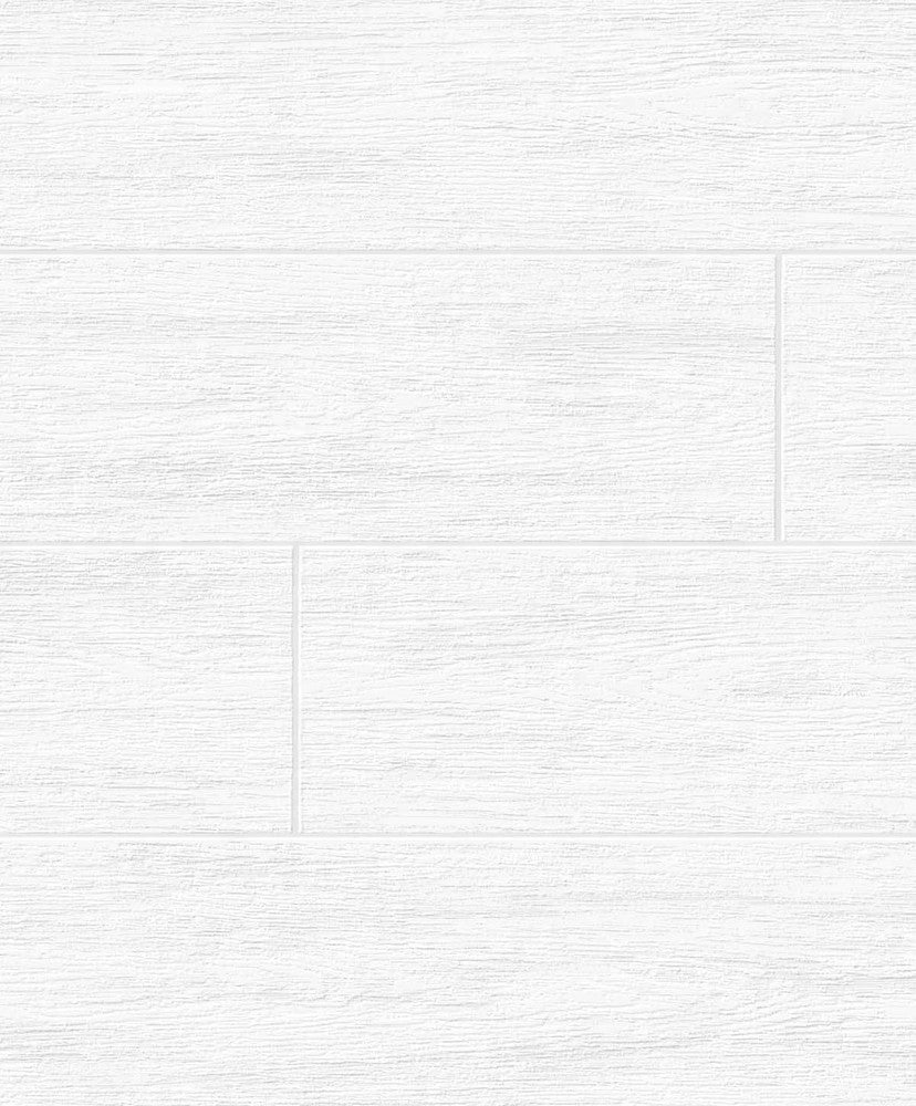 Faux Shiplap White PW20000 by Seabrook Designs Designer Wallpaper