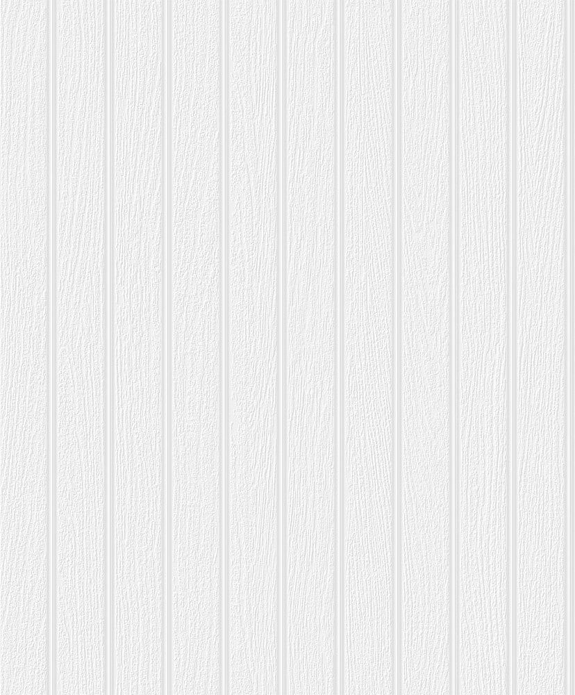 Faux Beadboard White PW20100 by Seabrook Designs Designer Wallpaper