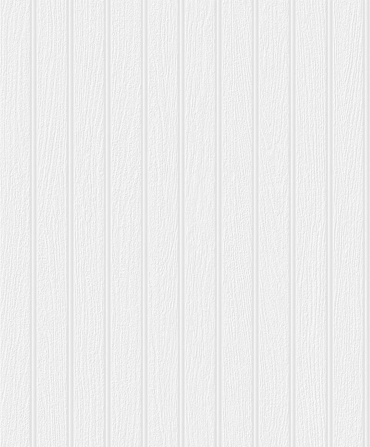 Faux Beadboard White PW20100 by Seabrook Designs Designer Wallpaper