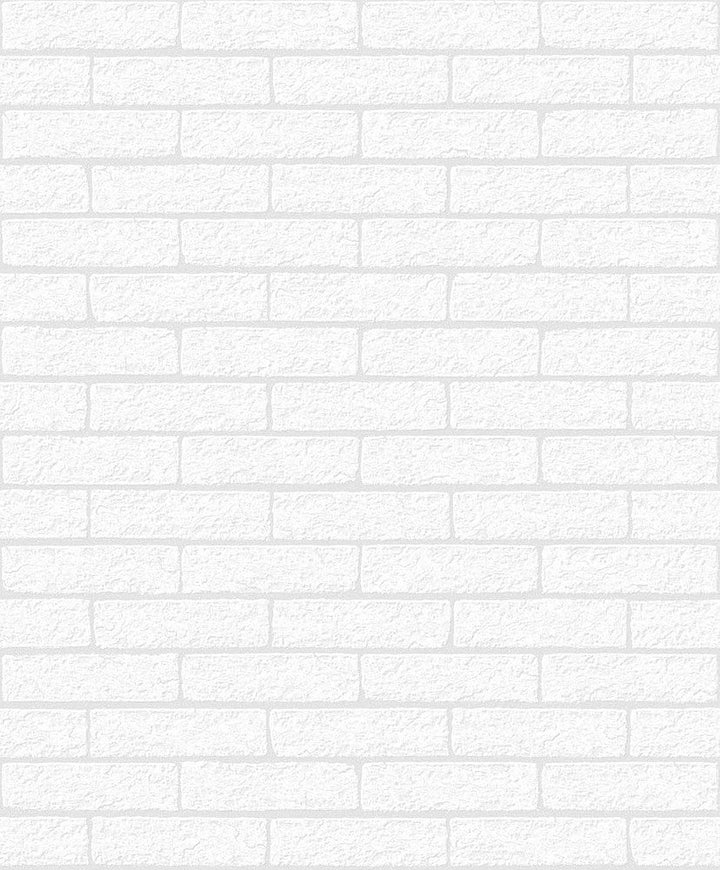 Limestone Brick White PW20800 by Seabrook Designs Designer Wallpaper