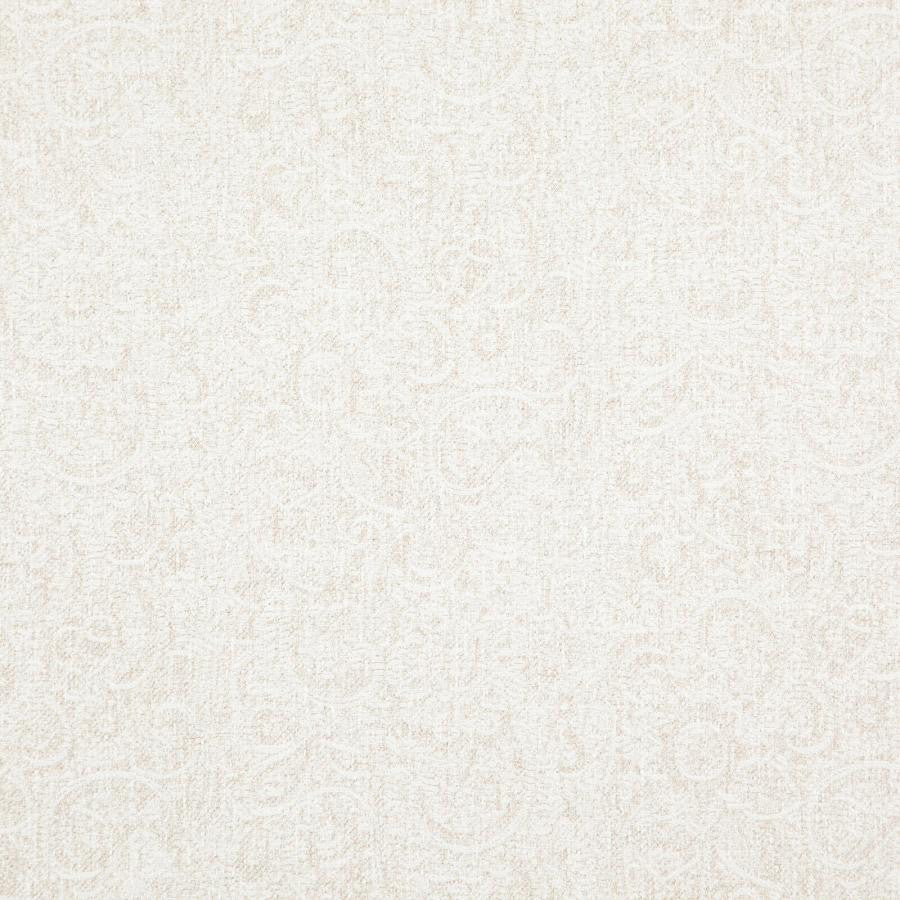 Parity # 114 Bone by Maxwell Designer Fabric Natural Ease 59% COTTON/41% POLYESTER INDIA V-13"H-13.5" 54" - Swanky Fabrics -