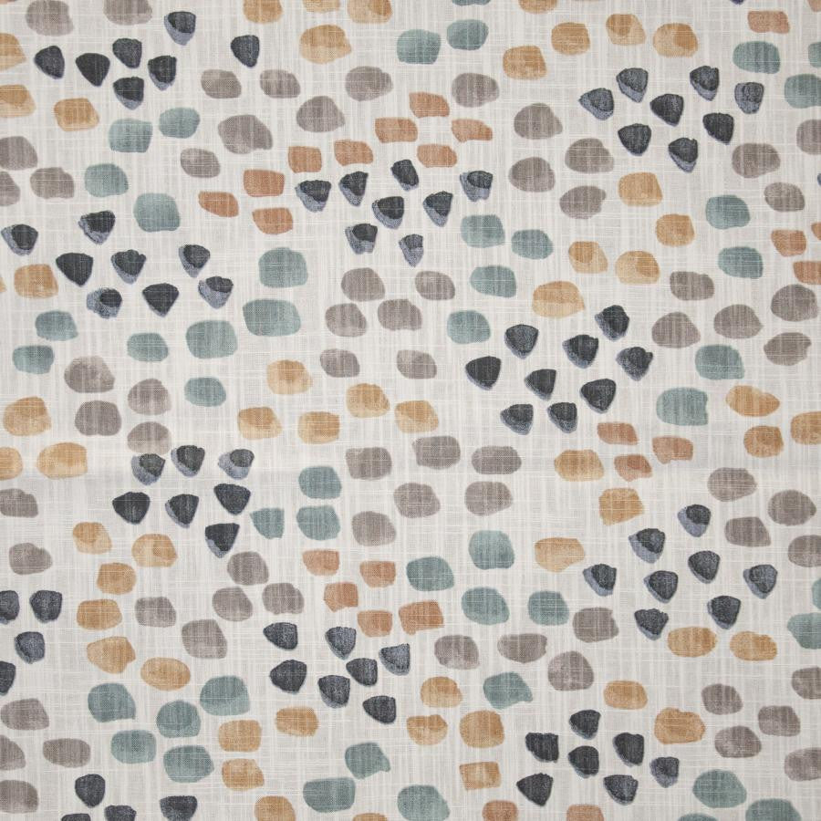 Piave # 313 Butterscotch by Maxwell Designer Fabric 100% COTTON PAKISTAN V-25.25"H-27" 54" - Swanky Fabrics -