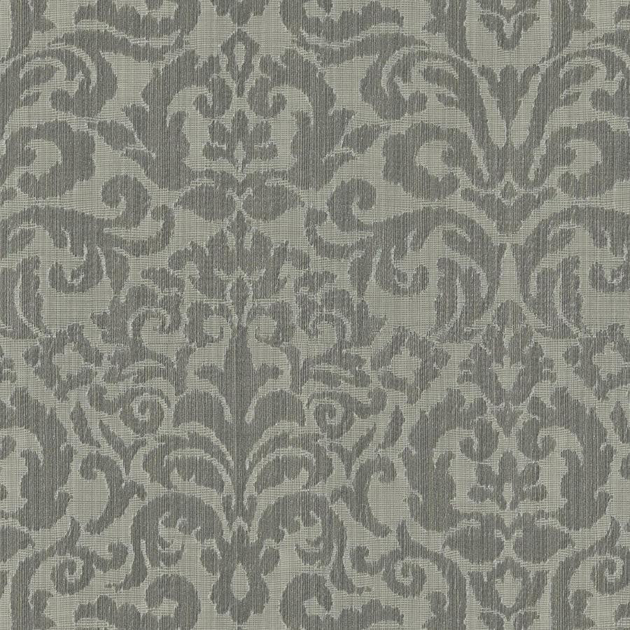 Percy # 917 Grey by Maxwell Designer Fabric Regency 100% POLYESTER INDIA V - 15" H - 13.7" 54.7" - Swanky Fabrics -