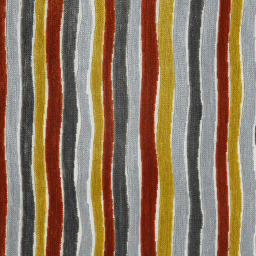 Palisade # 708 Molten by Maxwell Designer Fabric Performance Wovens-Vol. V Paintbrush 85% POLYESTER/15% COTTON TURKEY V-7" H-23" 53" - Swanky Fabrics -